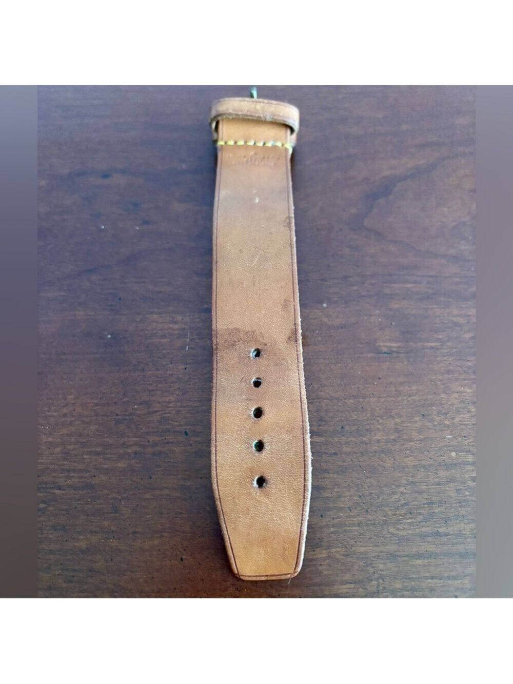 Louis Vuitton Vachetta Leather Poignet Wrist Strap Authentic